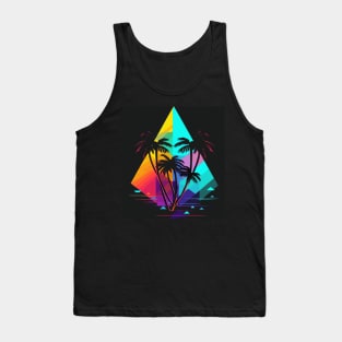 palm tree art Tank Top